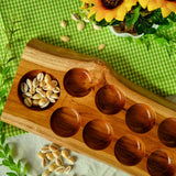 Live Edge Teak Sungka