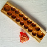 Live Edge Teak Sungka