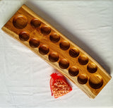 Live Edge Teak Sungka