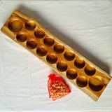 Live Edge Teak Sungka