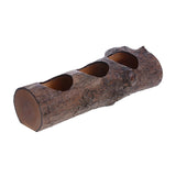 Log Candle Holder with 3 Holes