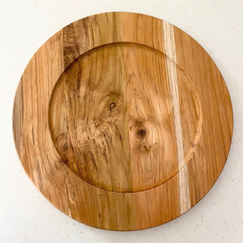 Teak Plate Charger